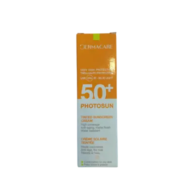 Dermacare Photosun Creme Solaire Teintee 01 - Peaux Mixtes A Grasses Spf50+ - 50ml