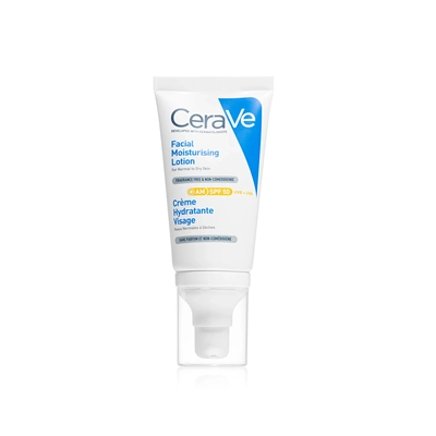 Cerave Creme Hydratante Visage Spf50 - Peaux Normales à Seches - 52ml