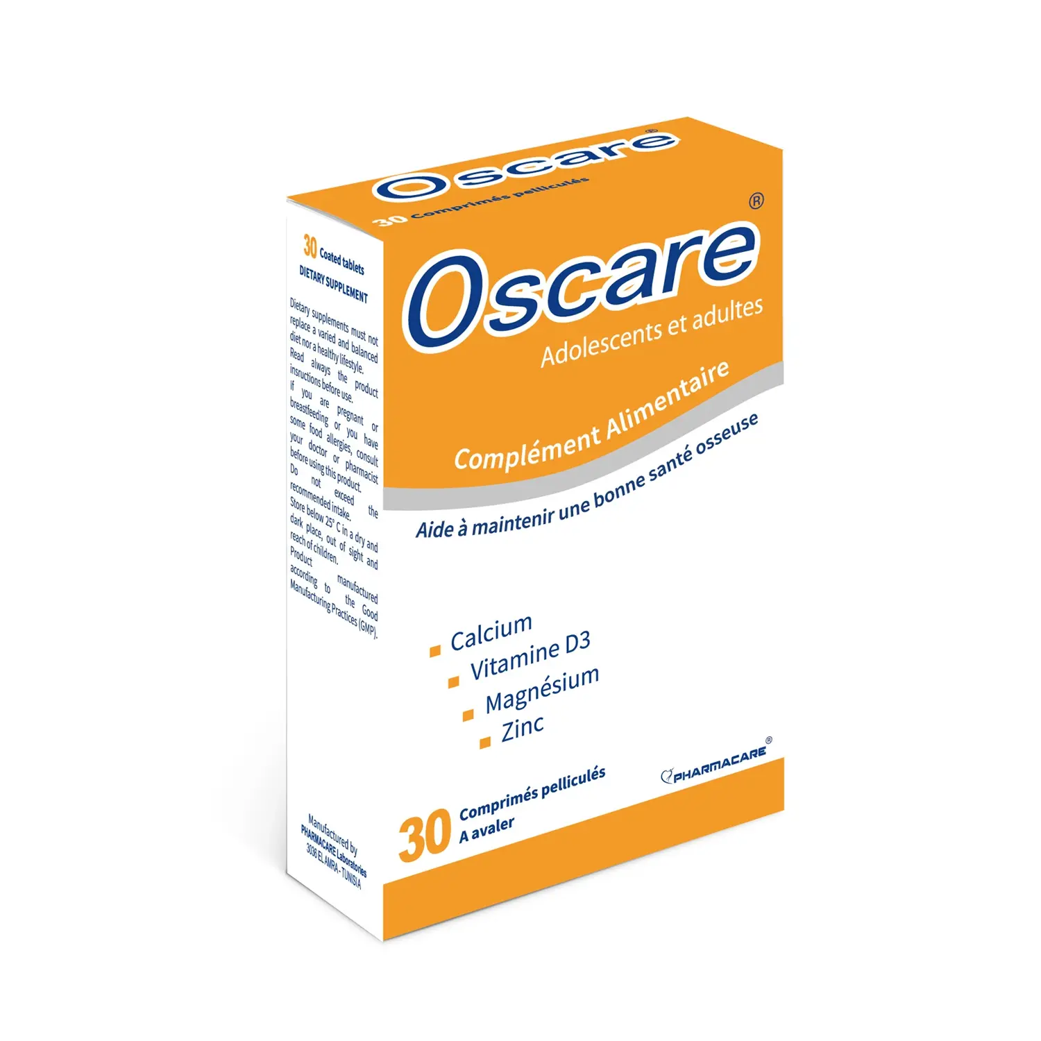 Pharmacare Oscare - 30 Comprimés