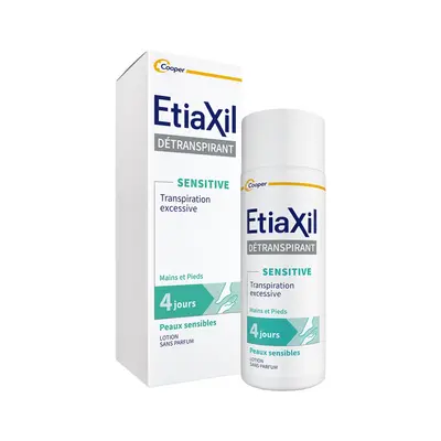 Etiaxil Detranspirant Mains Et Pieds Peaux Sensibles - Lotion 100ml