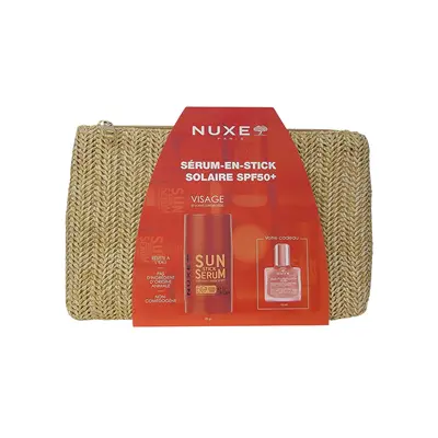 Nuxe Trousse Sun Stick Serum Spf50+ 25 Gr + Huile Prodigieuse Or Florale 10ml Offerte