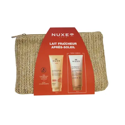 Nuxe Trousse Sun Lait Fraicheur Apres Soleil 200ml + Prodigieux Huile De Douche Parfumee 200ml Offerte