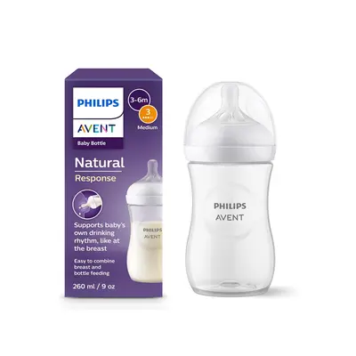 Philips Avent Natural Response Biberon Plastique 3-6 Mois - 260ml