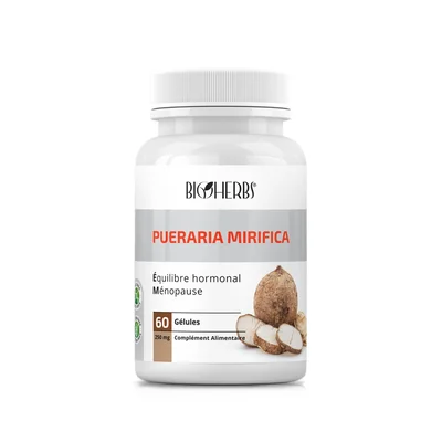 Bioherbs Pueraria Mirifica - Equilibre Hormonal & Menopause - 60 Gelules