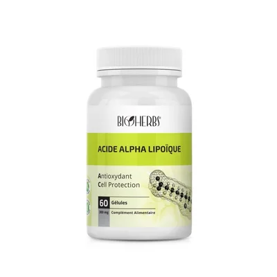 Bioherbs Acide Alpha Lipoique - Antioxydant & Cell Protection - 60 Gelules