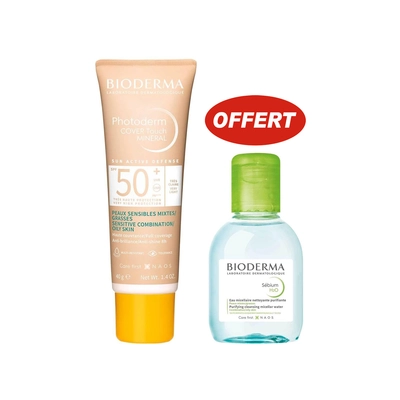 Bioderma Photoderm Cover Touch Mineral Ecran Spf50+ Teinte Tres Claire