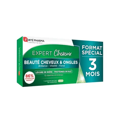 Forte Pharma Expert Cheveux Programme 3 Mois - Beaute Cheveux & Ongles - 84 Comprimes