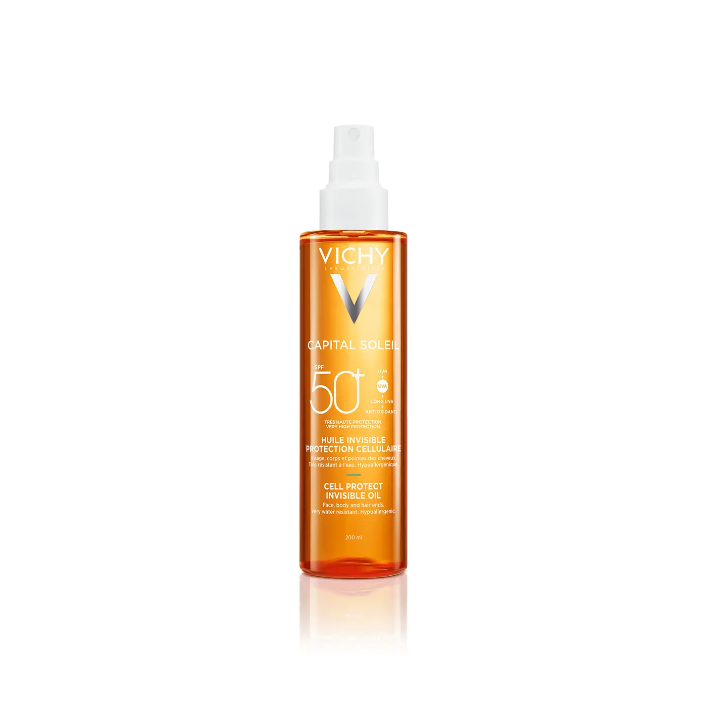 Vichy Capital Soleil Huile Invisible Protection Cellulaire Spf50+ - 200ml
