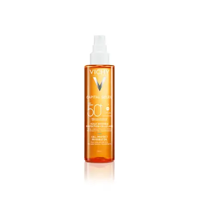 Vichy Capital Soleil Huile Solaire Invisible Protection Cellulaire Spf50+ - 200ml