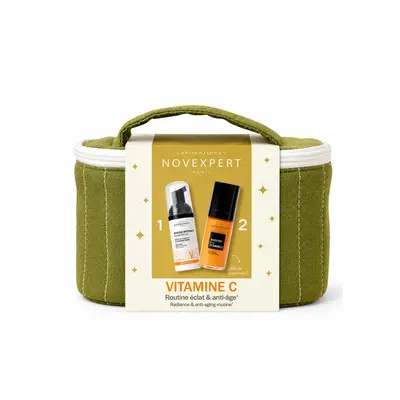 Novexpert Trousse Serum Booster Vitamine C 30ml + Mousse Nettoyante Flash Eclat 40ml Offerte