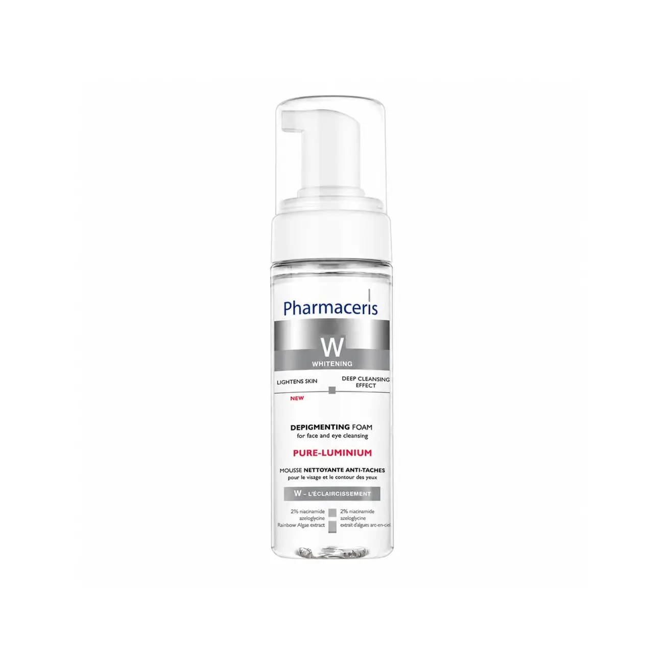 Pharmaceris W Pure Luminium Mousse Nettoyante Eclaircissante - 150ml
