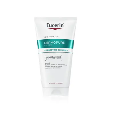 Eucerin Dermopure Clinical Correcting Cleanser Gel Exfoliant Visage Et Corps - 150ml
