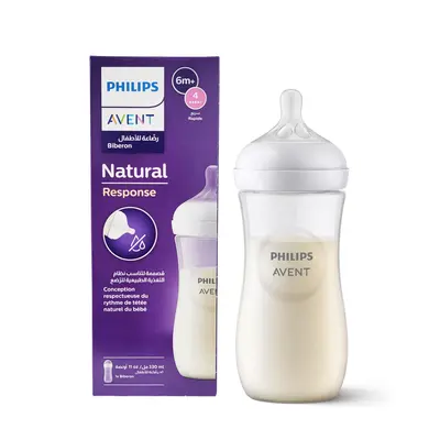Philips Avent Natural Response Biberon Plastique 6m+ - Debit 4 - 330ml
