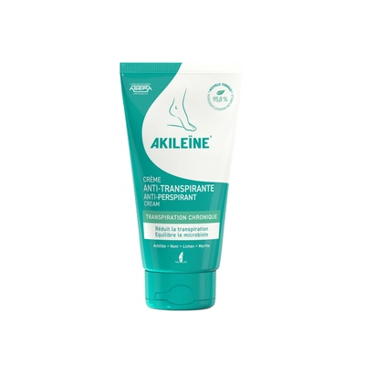 Akileine Creme Anti-transpirante Pieds - Transpiration Chronique - 75ml