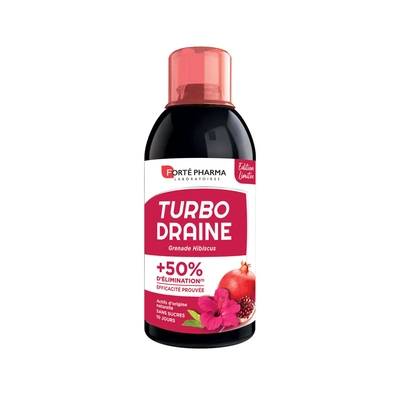 Forte Pharma Turbodraine Draineur Minceur - Grenade Hibiscus - 500ml