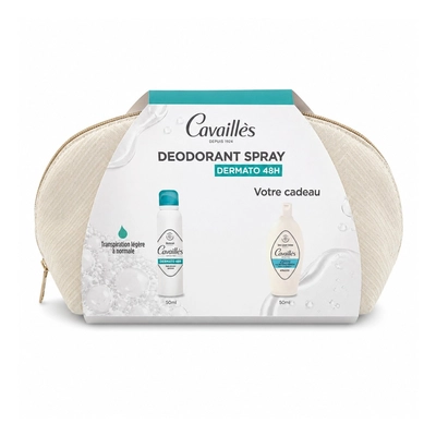 Roge Cavailles Deodorant Spray Dermato 48h 50ml + Gel Intime Anti-bacterien 50ml