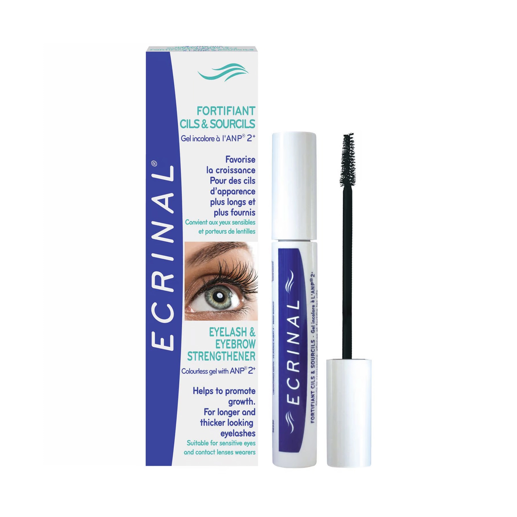 Ecrinal Fortifiant Cils Et Sourcils - Gel Transparent Anp 2+ - 9ml