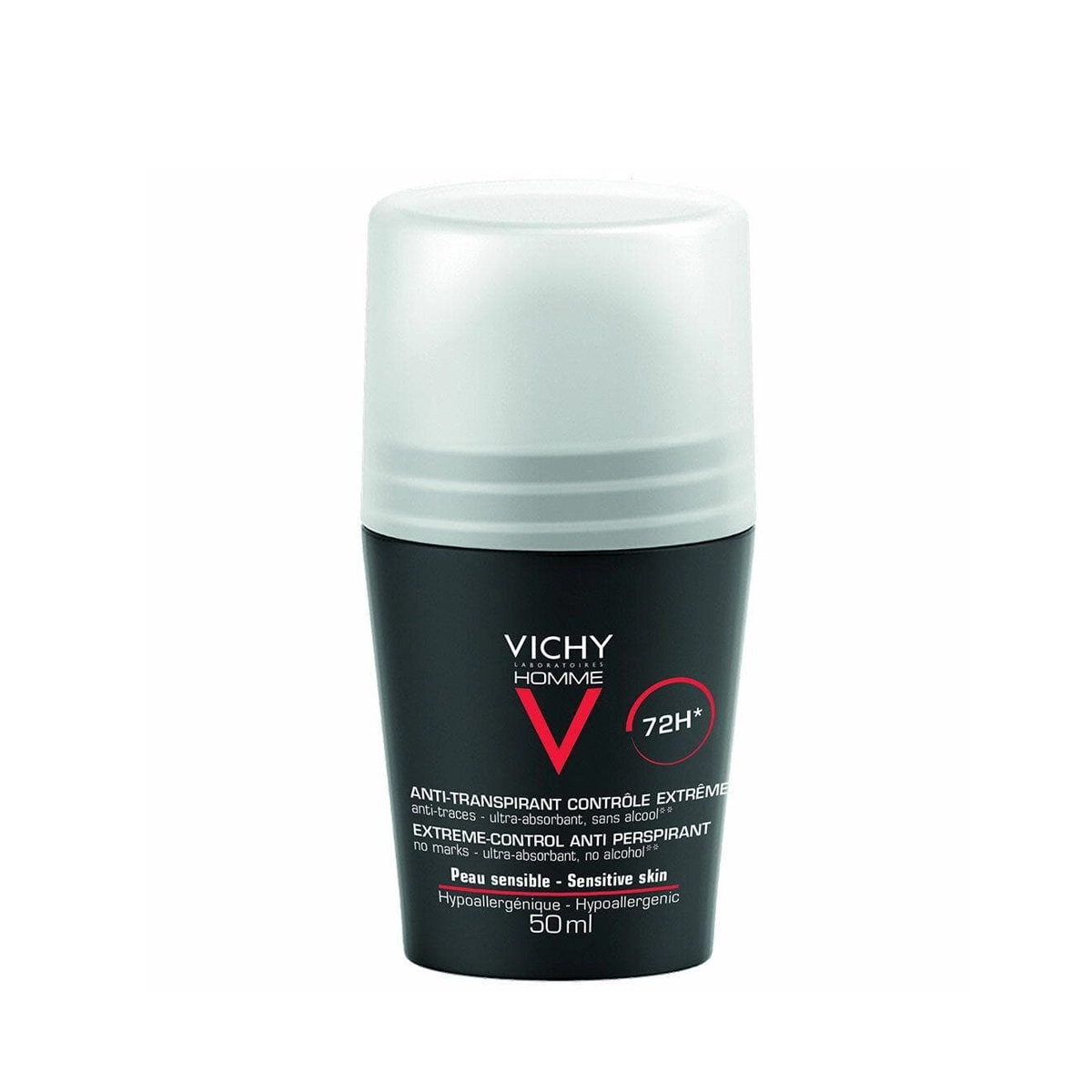 Vichy Homme Deodorant Anti-transpirant 72h Controle Extreme Roll-on - 50ml