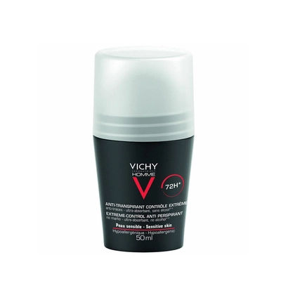 Vichy Homme Deodorant Anti-transpirant 72h Controle Extreme Roll-on - 50ml