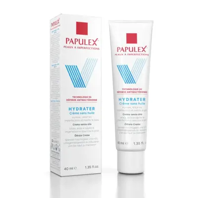 Papulex Hydrater Creme Oil Free - Peaux à Imperfections - 40ml