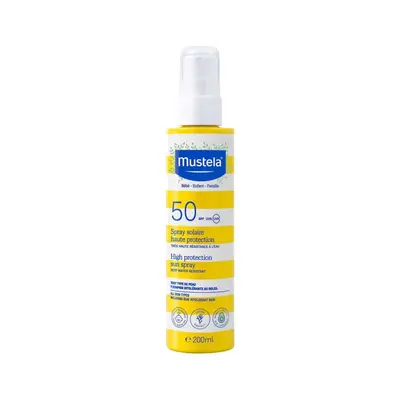 Mustela Spray Solaire Haute Protection Bebe Enfant Famille Spf50 - 200ml
