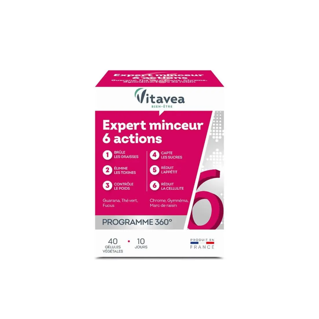 Vitavea Expert Minceur 6 Actions -40 Gelules