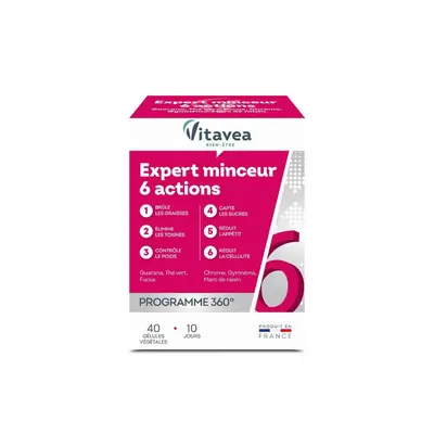 Vitavea Expert Minceur 6 Actions -40 Gelules