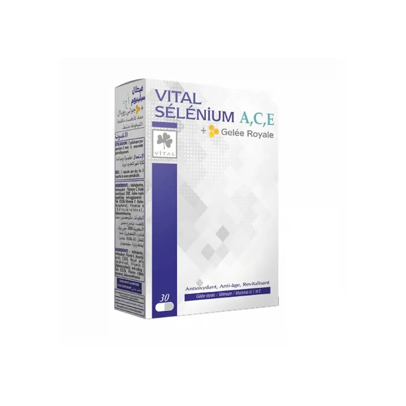 Vital Selenium A, C, E + Gelee Royale - 30 Gelules