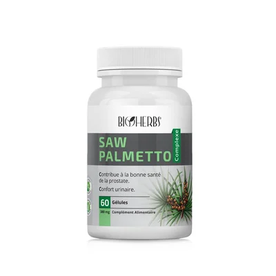 Bioherbs Saw Palmetto Complexe - 60 Gelules