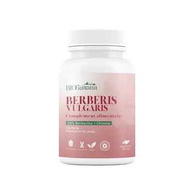 Biogatrana Berberine 97% + Chrome - 30 Gelules