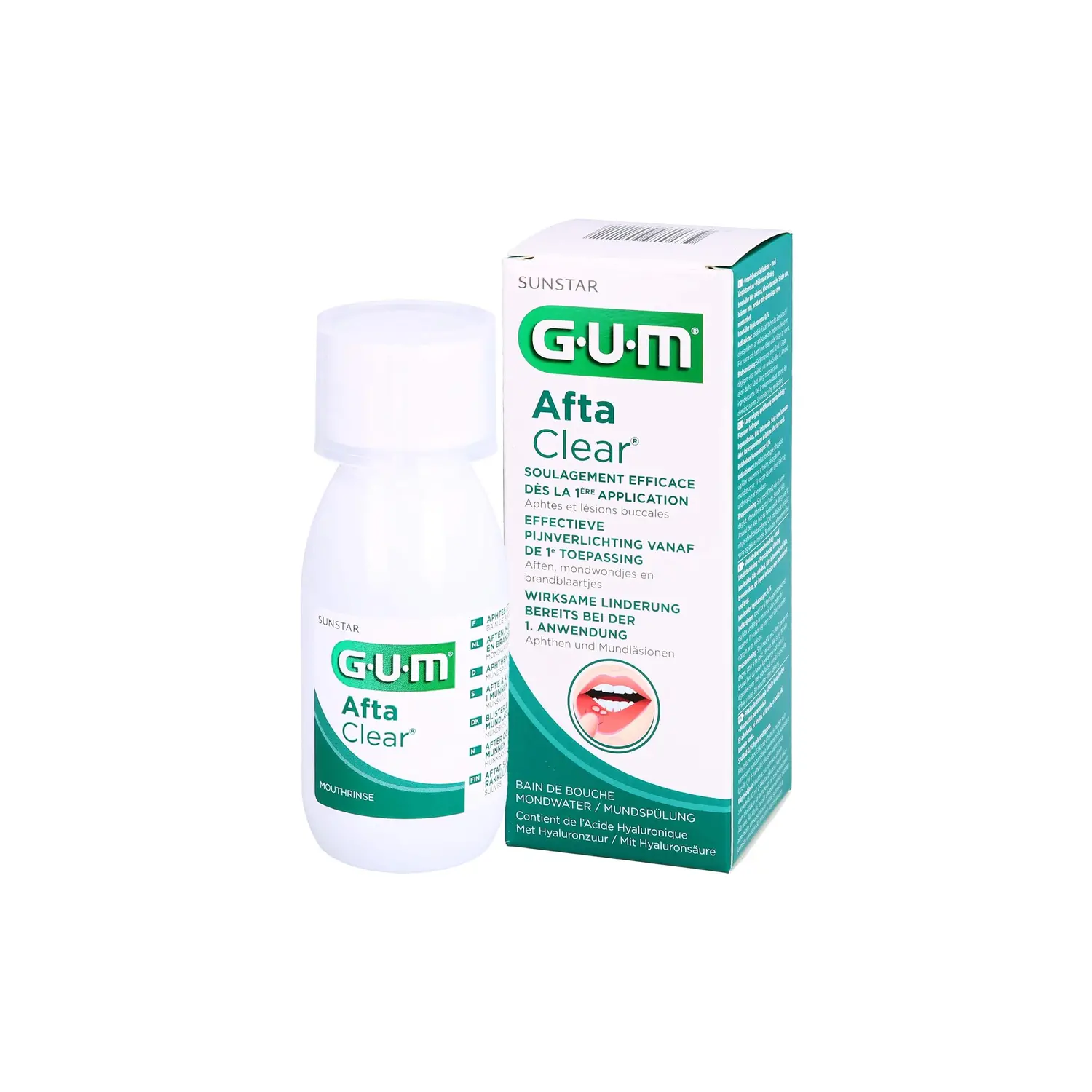 Gum Afta Clear Bain De Bouche - 120ml