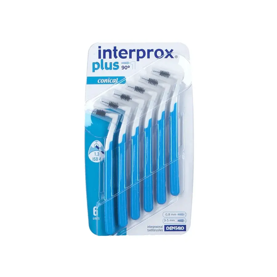 Dentaid Interprox Plus Conical Brossettes Interdentaires 1.3 Mm - 6 Pieces