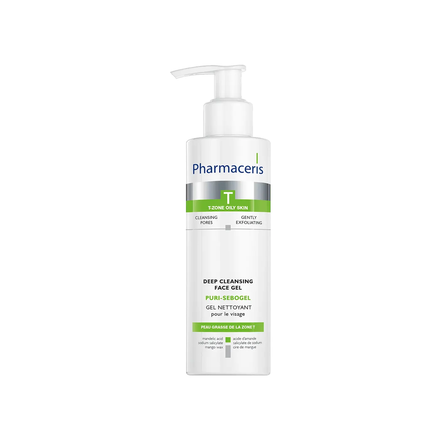 Pharmaceris T Puri Sebogel Gel Nettoyant Visage - 190ml