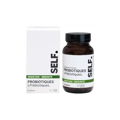 Self Nutricare Probiotiques Et Prebiotiques - Digestion Immunite - 60 Gelules