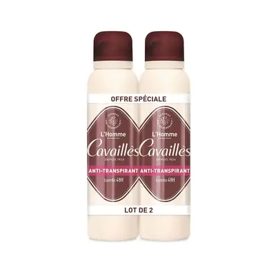 Roge Cavailles Pack Promo Anti Transpirant L'homme 48h - 2 X 150ml