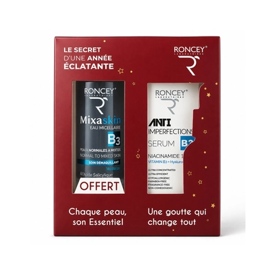 Roncey Pack Promo Serum Anti Imperfections B3 30ml + Mixaskin Eau Micellaire 250ml Offerte