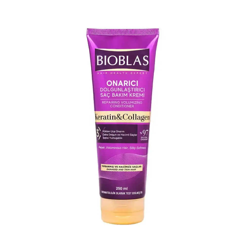 Bioblas Après-shampooing Anti-chute Au Collagene Et à La Keratine 250ml