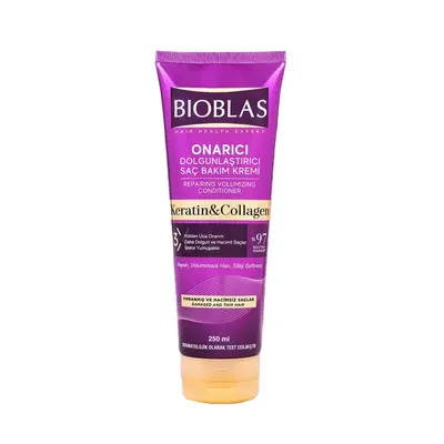 Bioblas Après-shampooing Anti-chute Au Collagene Et à La Keratine 250ml