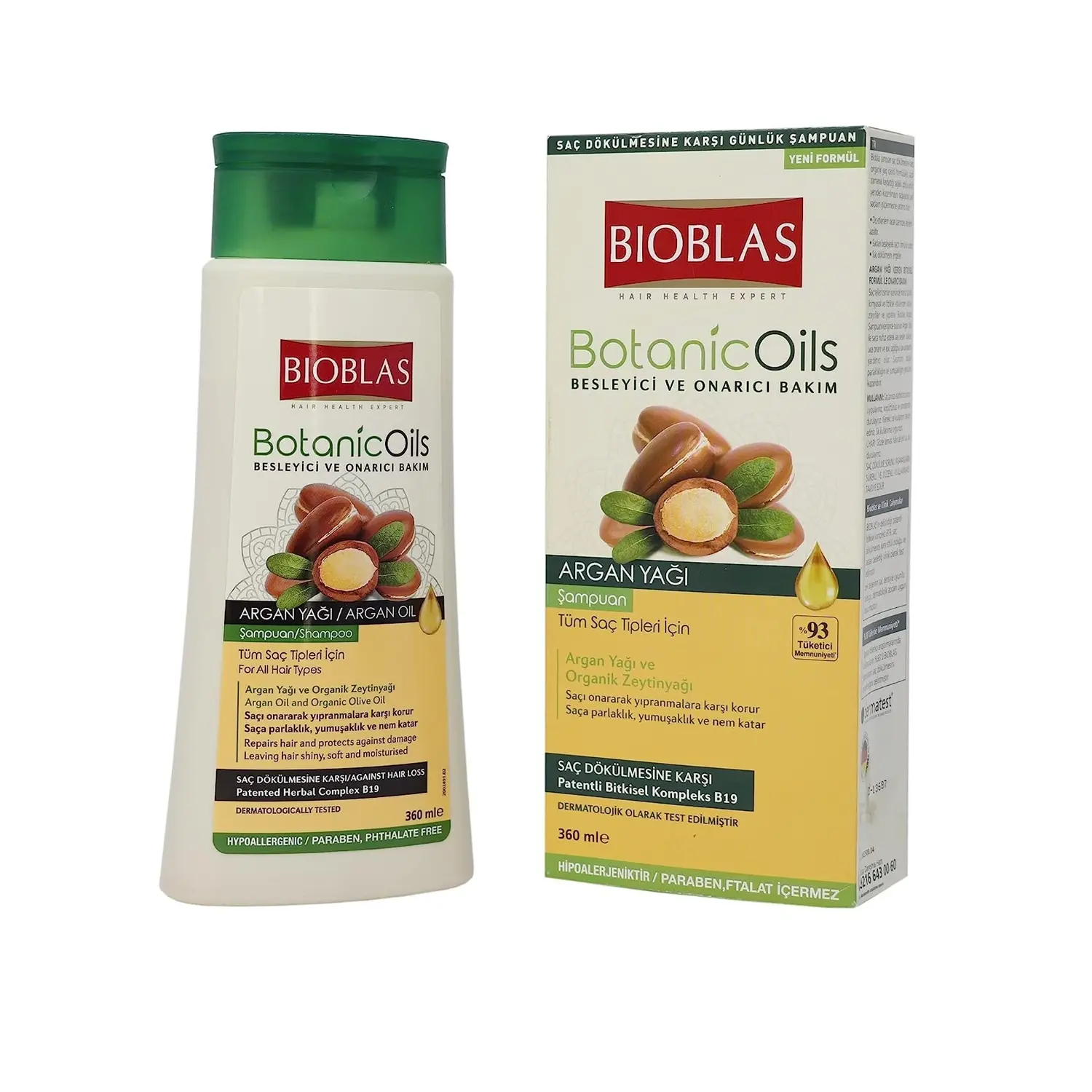 Bioblas Shampooing à L'huile D'argan - 360ml
