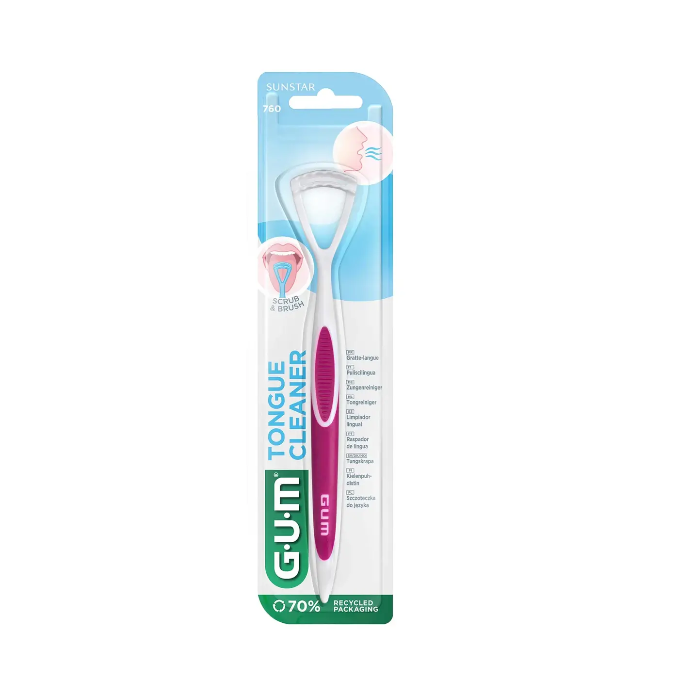 Gum Gratte Langue - Tongue Cleaner -ref 760