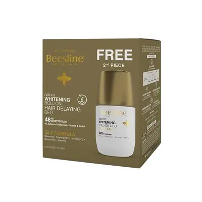 Beesline Pack Promo Roll-on Deo Eclaircissant Anti Repousse - 1 Acheté + 1 Offert