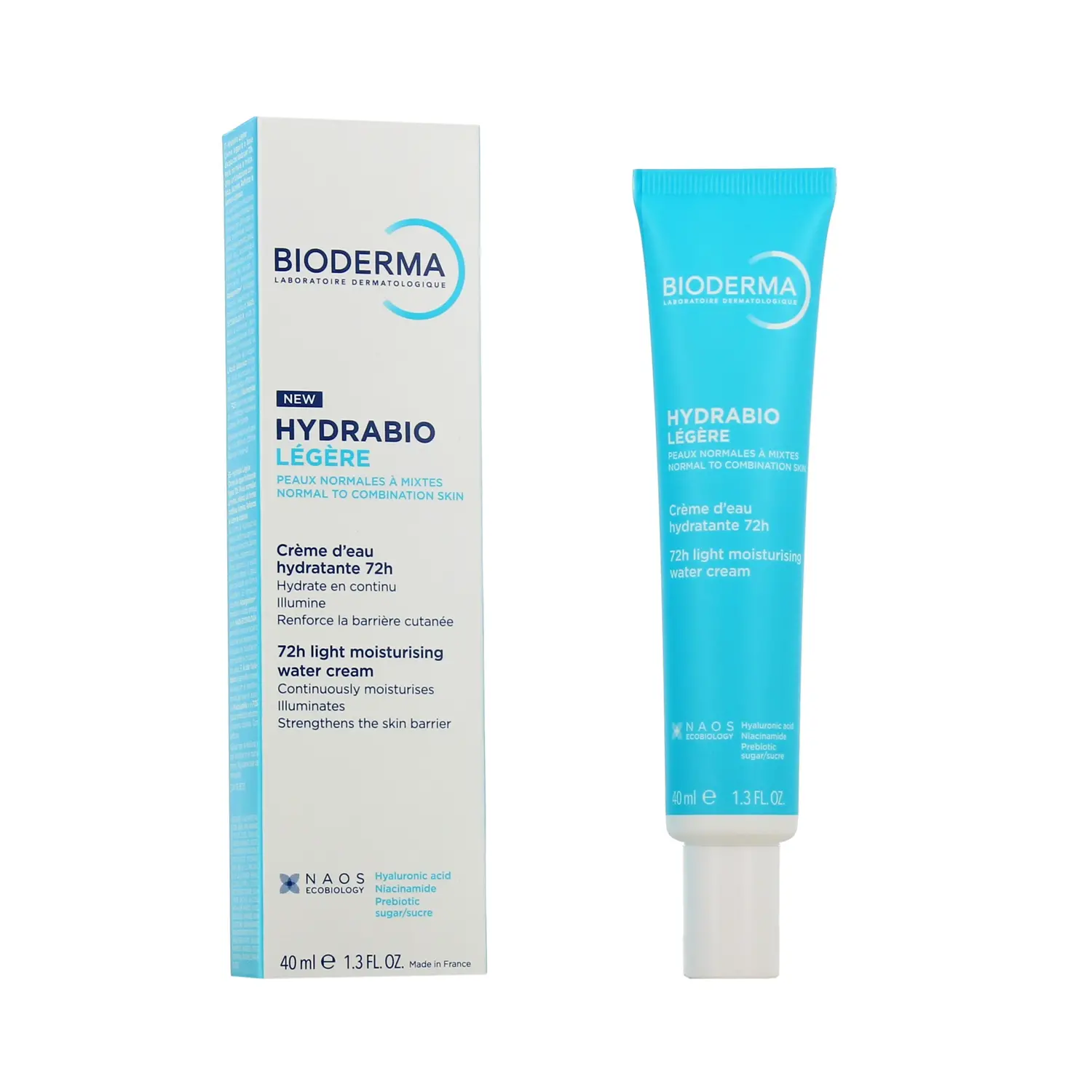 Bioderma Hydrabio Creme D'eau Hydratante Legere 72h - 40ml
