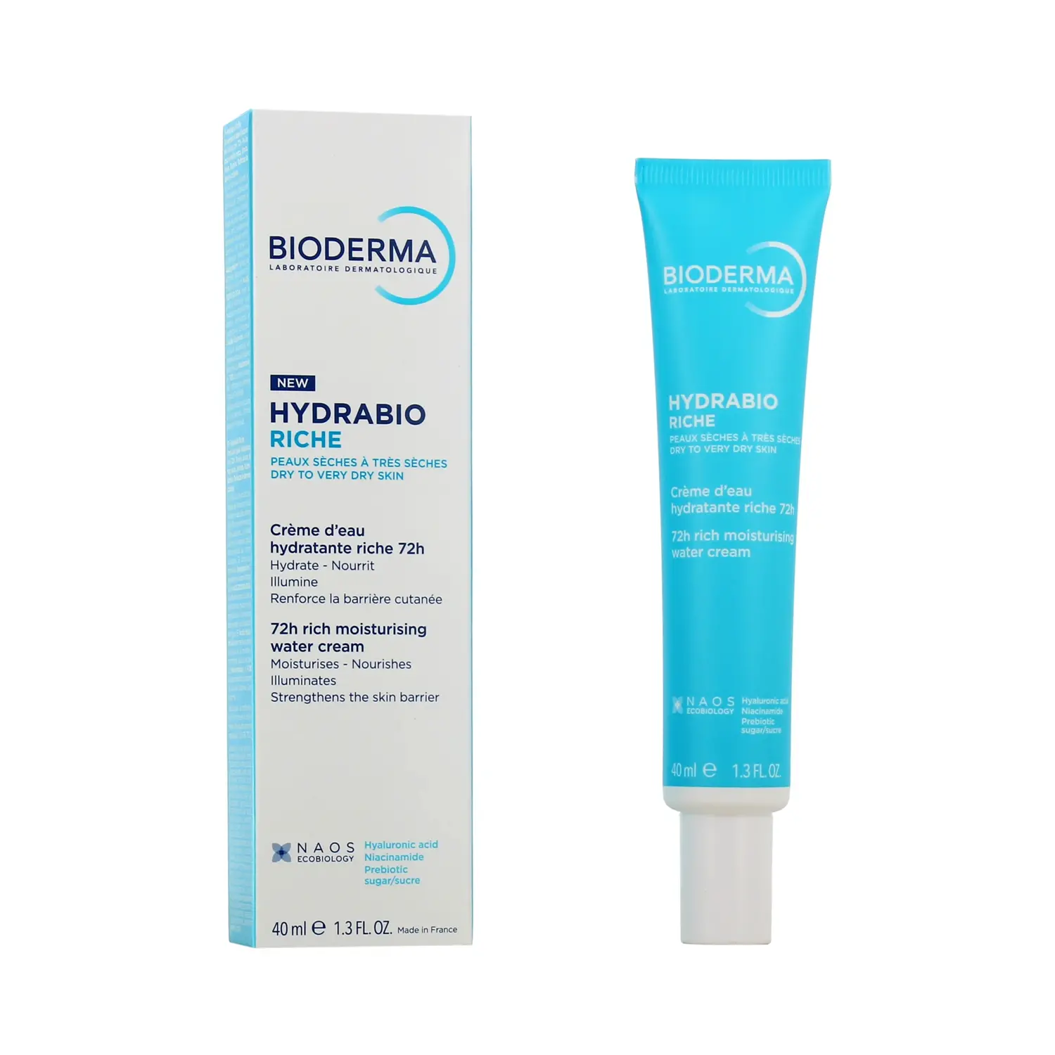 Bioderma Hydrabio Creme D'eau Hydratante Riche 72h - 40ml