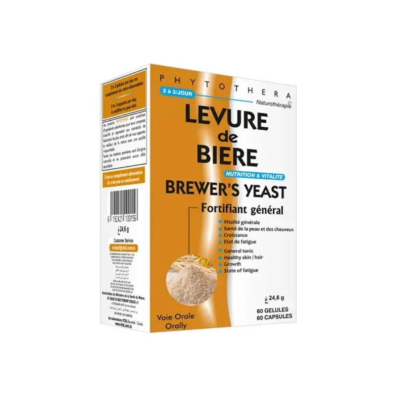 Phytothera Levure De Biere - 60 Gelules
