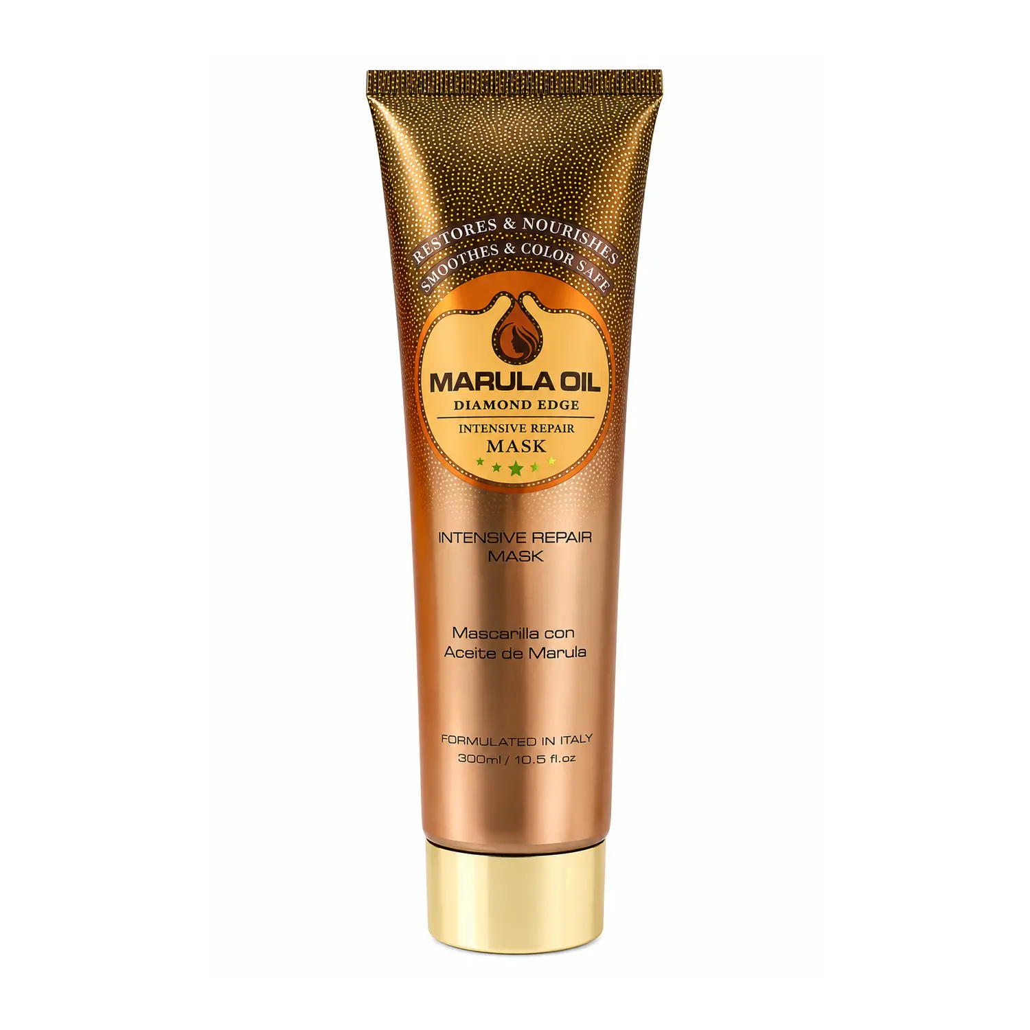 Marula Oil Diamond Edge Masque Capillaire Reparateur Intensif - 300 Ml