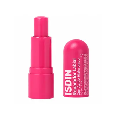 Isdin Stick à Levres - Baume Reparateur Couleur Rose - 4 Gr