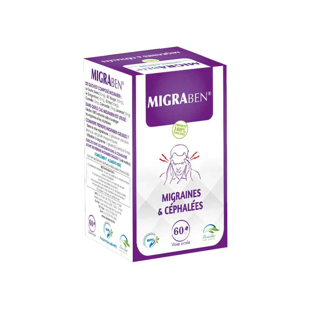 Wps Migraben - Migraines Et Cephalees - 60 Gelules