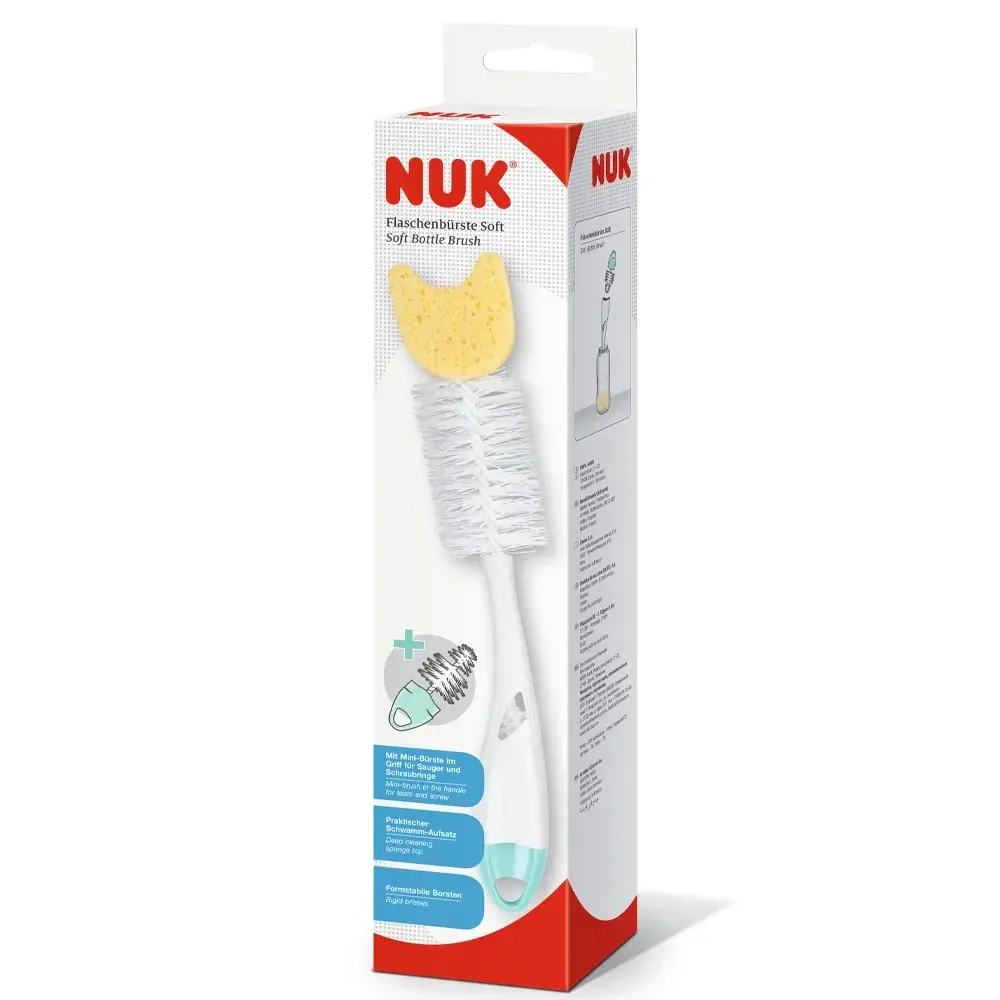 Nuk Goupillon 2 En 1 Avec Bout Eponge