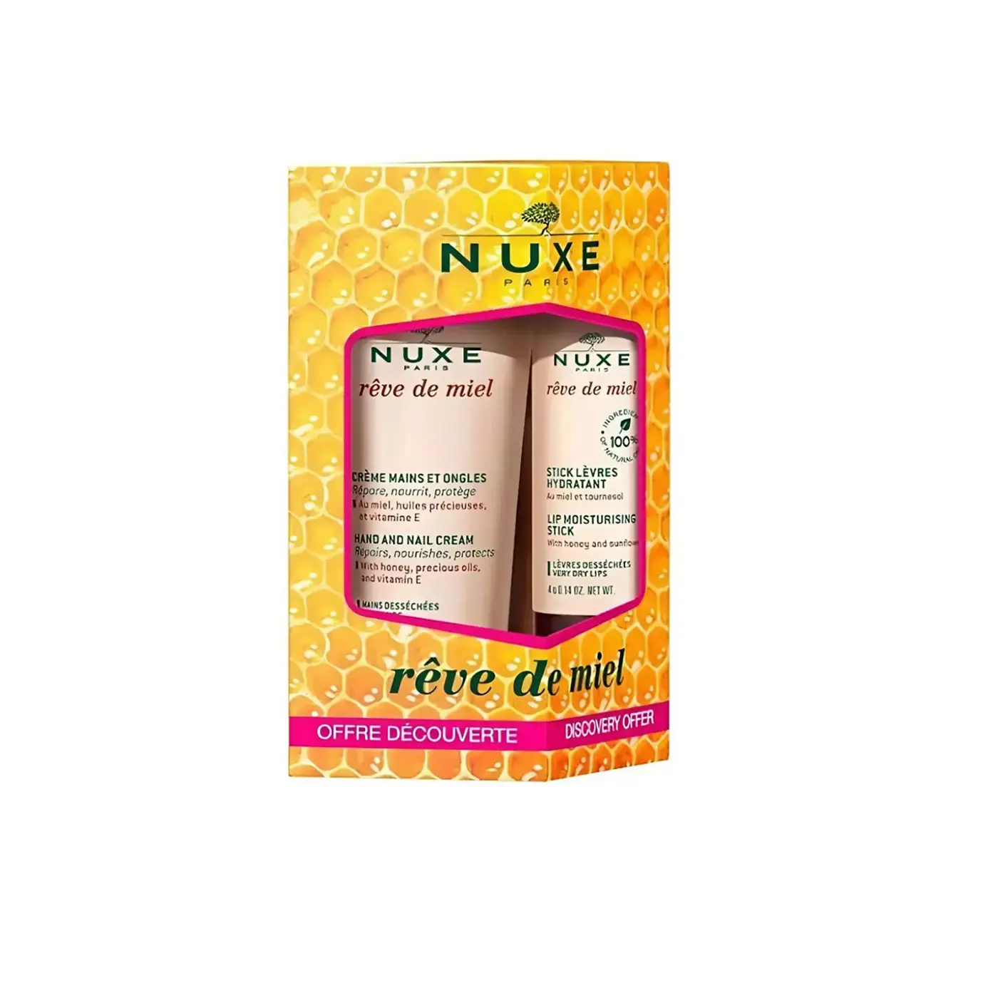 Nuxe Reve De Miel Offre Decouverte Mains & Levres
