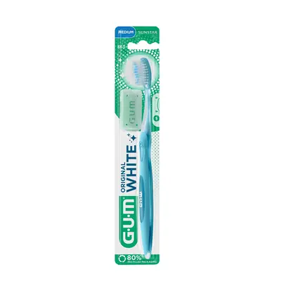 Gum Original White Brosse à Dents Medium - Ref 563